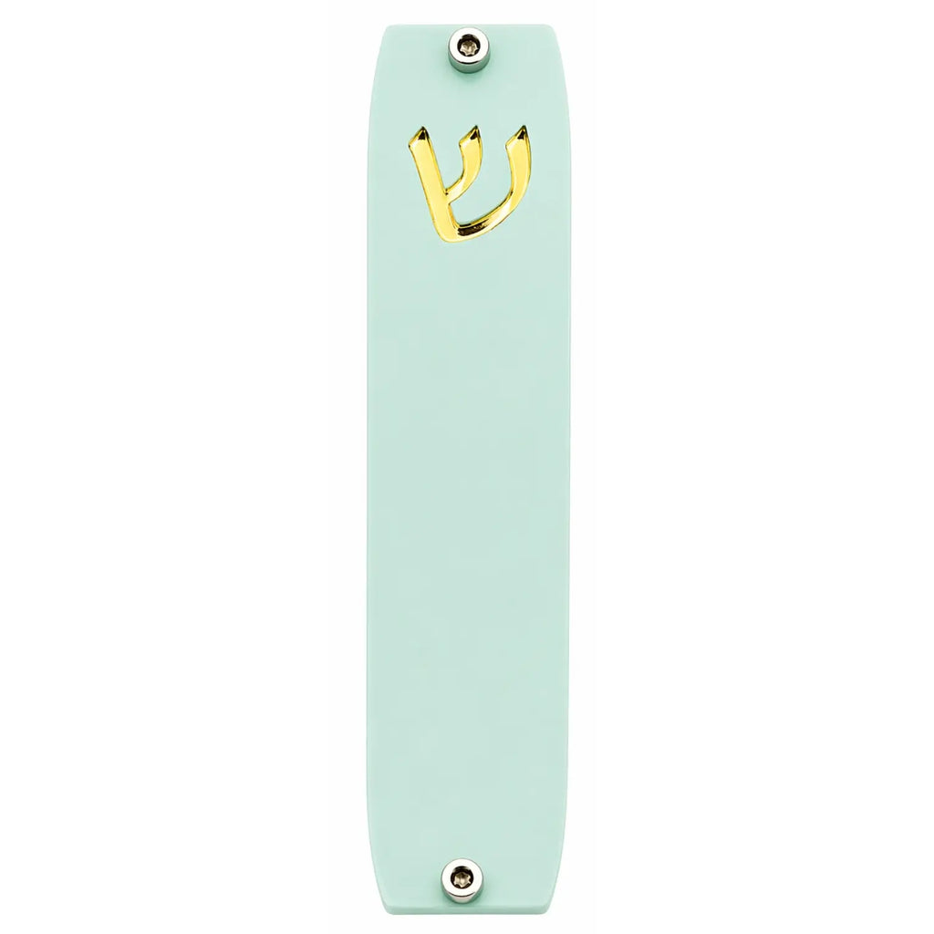 Genesis Small Mezuzah for Door – Handmade Premium Clear Acrylic Case – Model LSN-20044