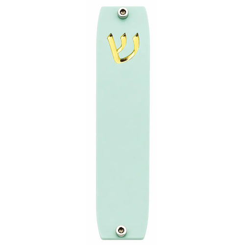 Genesis Small Mezuzah for Door – Handmade Premium Clear Acrylic Case – Model LSN-20044