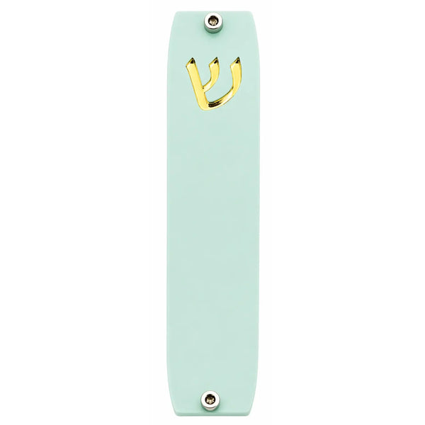 Genesis Small Mezuzah for Door – Handmade Premium Clear Acrylic Case – Model LSN-20044