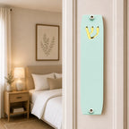 Genesis Small Mezuzah for Door – Handmade Premium Clear Acrylic Case – Model LSN-20044