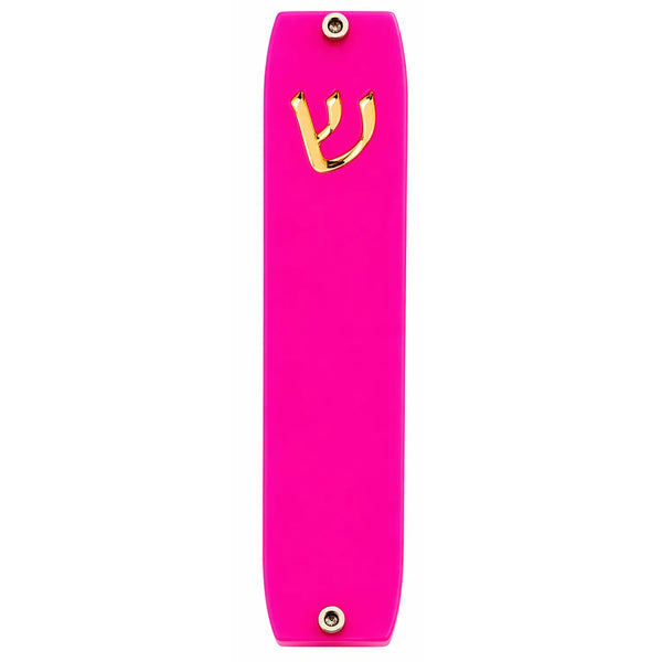 Genesis Small Mezuzah for Door – Handmade Premium Clear Acrylic Case – Model LSN-20045