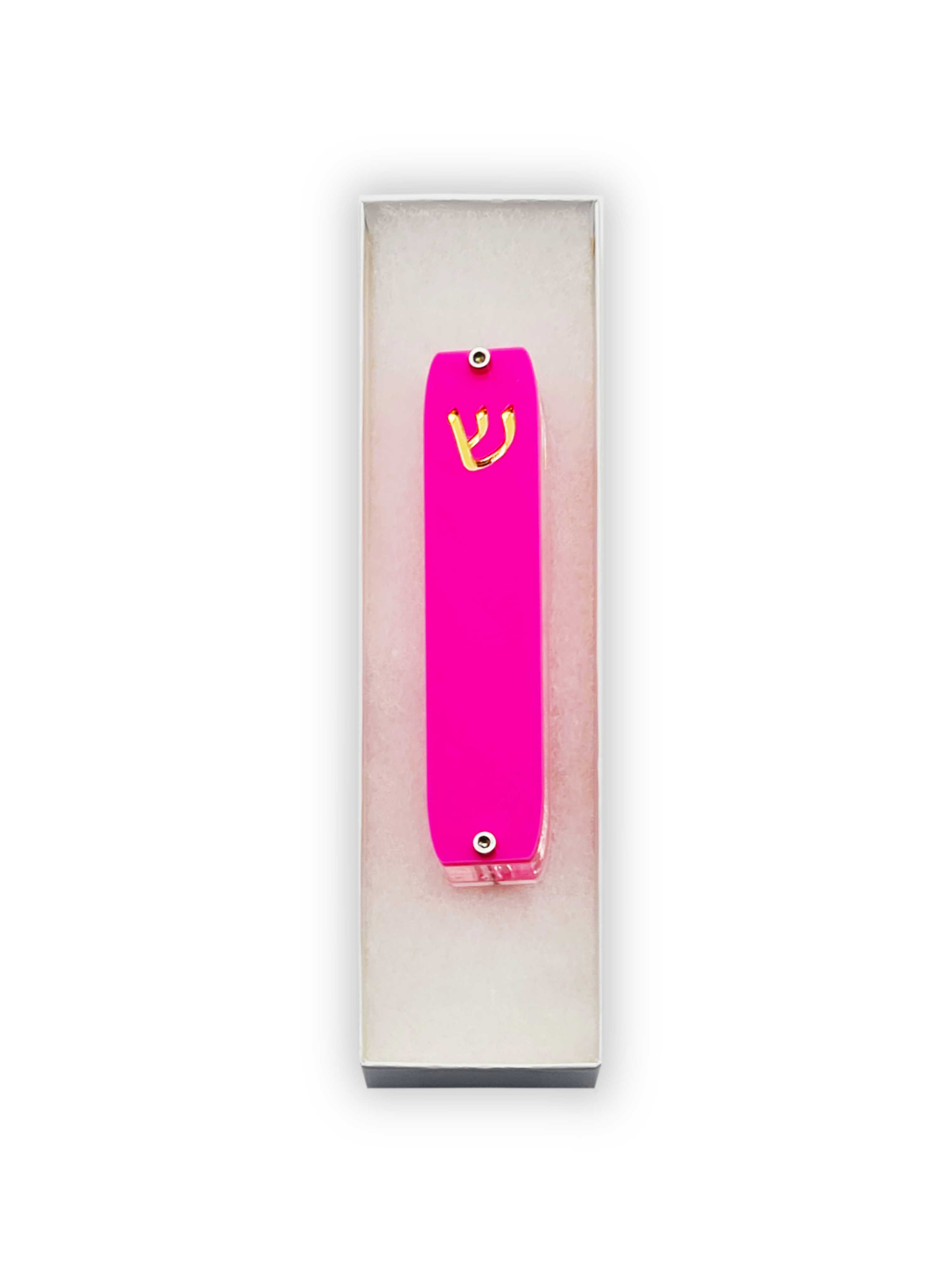Genesis Small Mezuzah for Door – Handmade Premium Clear Acrylic Case – Model LSN-20045