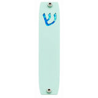 Genesis Small Mezuzah for Door – Handmade Premium Clear Acrylic Case – Model LSN-20046