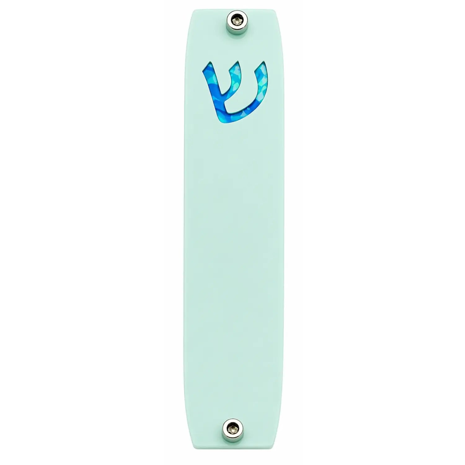 Genesis Small Mezuzah for Door – Handmade Premium Clear Acrylic Case – Model LSN-20046