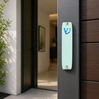 Genesis Small Mezuzah for Door – Handmade Premium Clear Acrylic Case – Model LSN-20046
