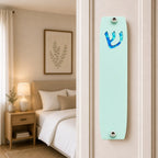 Genesis Small Mezuzah for Door – Handmade Premium Clear Acrylic Case – Model LSN-20046