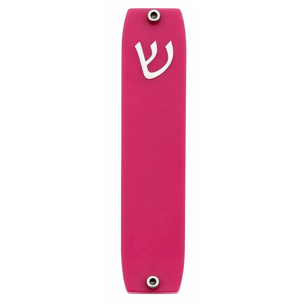 Genesis Small Mezuzah for Door – Handmade Premium Clear Acrylic Case – Model LSN-20048