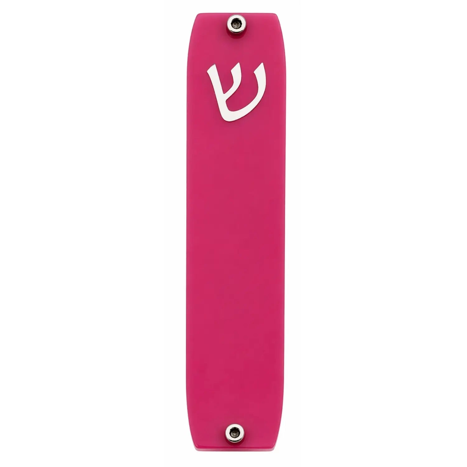 Genesis Small Mezuzah for Door – Handmade Premium Clear Acrylic Case – Model LSN-20048