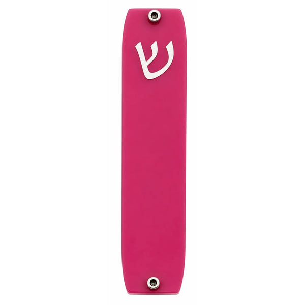 Genesis Small Mezuzah for Door – Handmade Premium Clear Acrylic Case – Model LSN-20048