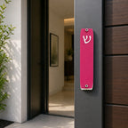 Genesis Small Mezuzah for Door – Handmade Premium Clear Acrylic Case – Model LSN-20048