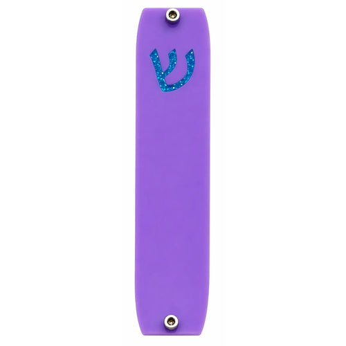 Genesis Small Mezuzah for Door – Handmade Premium Clear Acrylic Case – Model LSN-20049