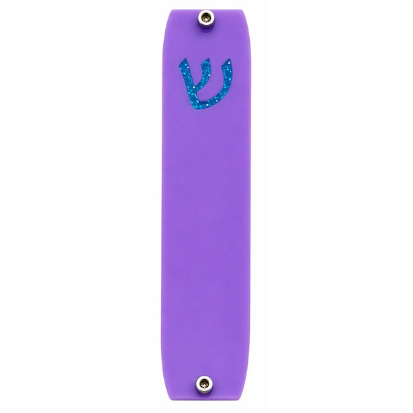 Genesis Small Mezuzah for Door – Handmade Premium Clear Acrylic Case – Model LSN-20049