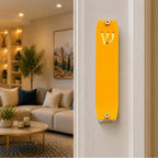 Genesis Small Mezuzah for Door – Handmade Premium Clear Acrylic Case – Model LSN-20052