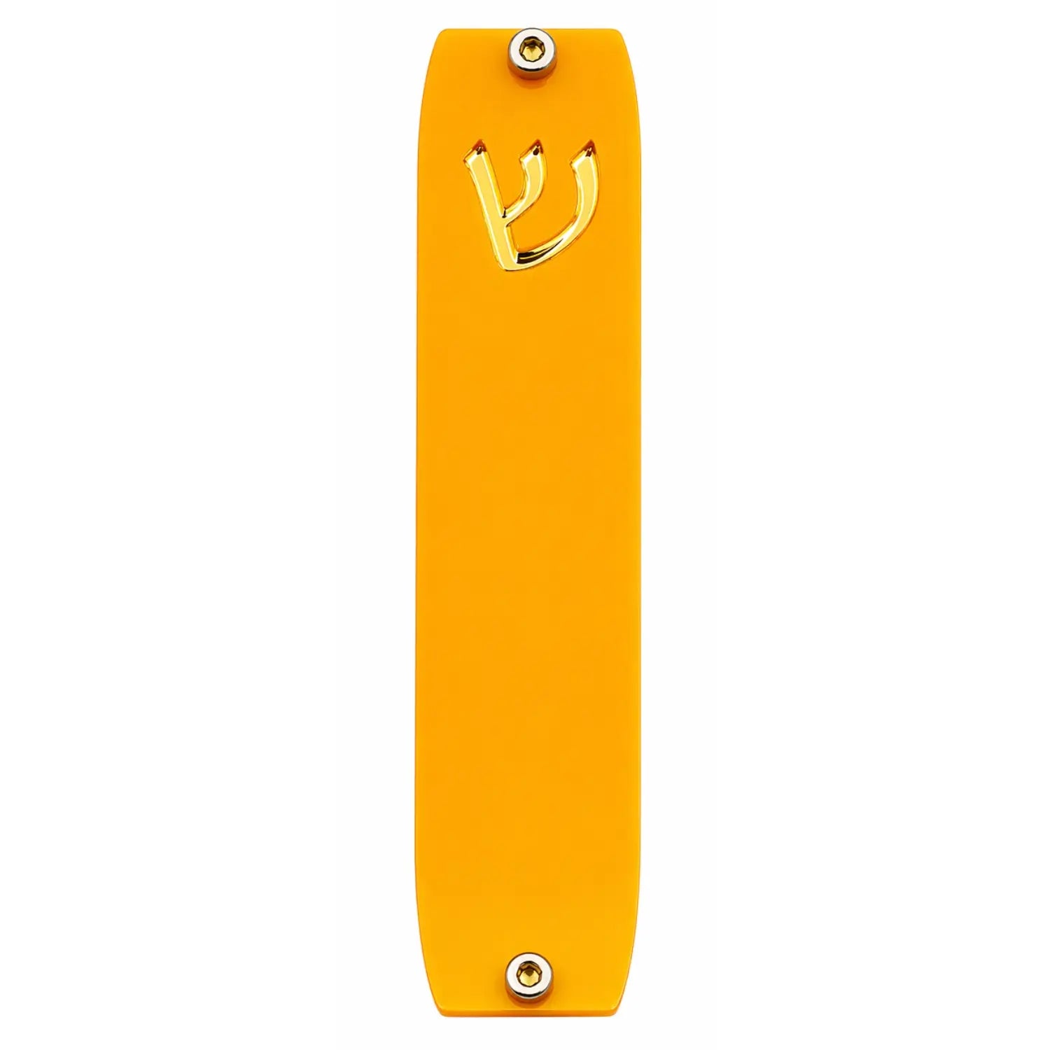 Genesis Small Mezuzah for Door – Handmade Premium Clear Acrylic Case – Model LSN-20052