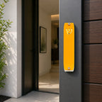 Genesis Small Mezuzah for Door – Handmade Premium Clear Acrylic Case – Model LSN-20052