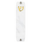 Genesis Small Mezuzah for Door – Handmade Premium Clear Acrylic Case – Model LSN-20054