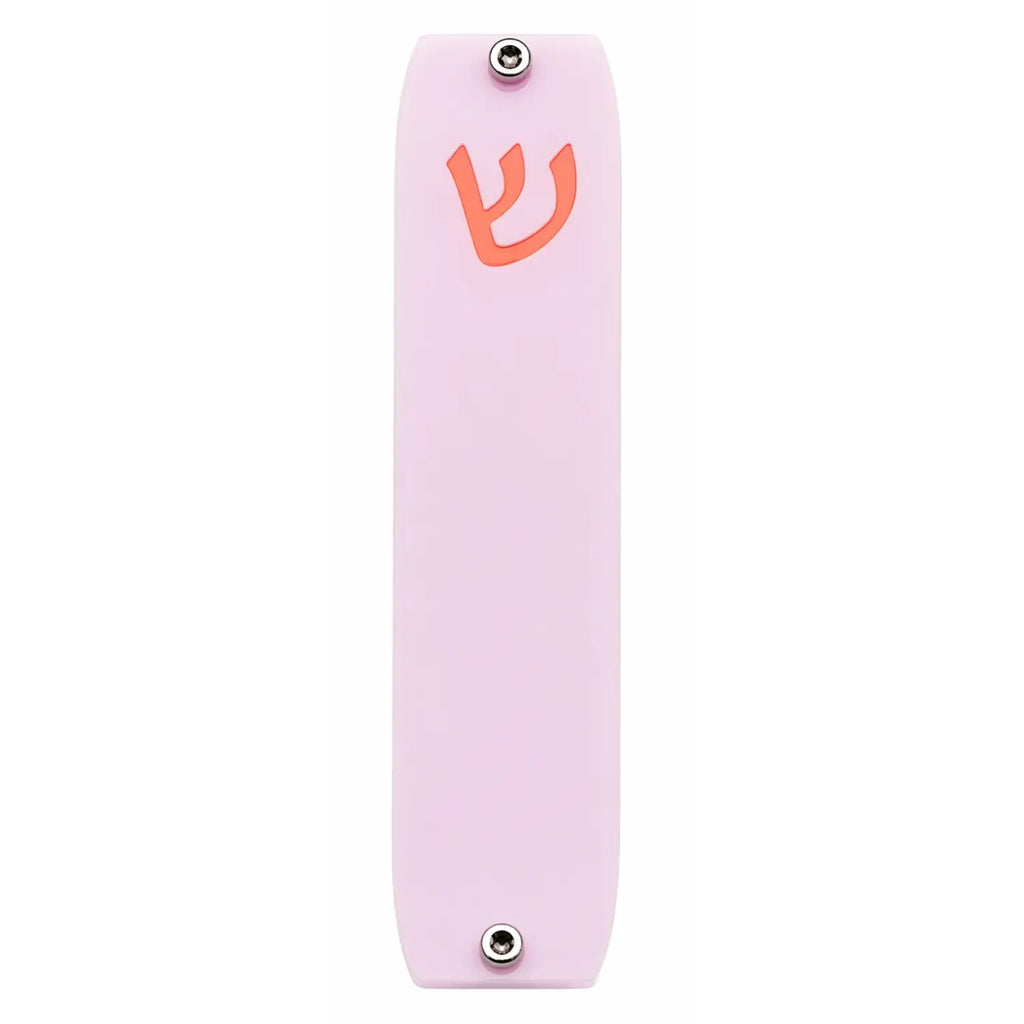 Genesis Small Mezuzah for Door – Handmade Premium Clear Acrylic Case – Model LSN-20056