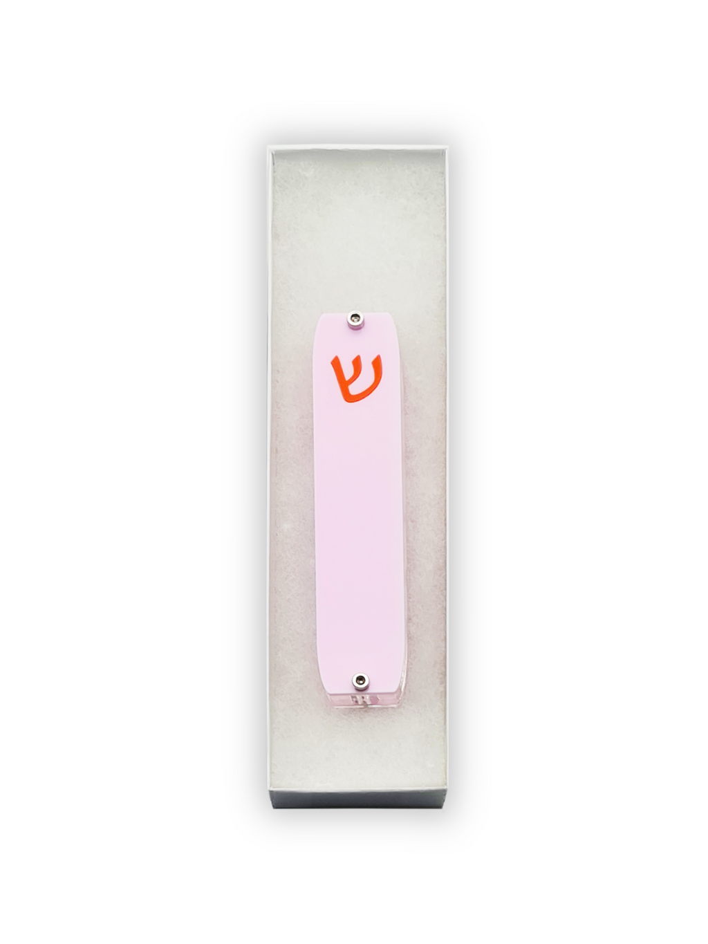 Genesis Small Mezuzah for Door – Handmade Premium Clear Acrylic Case – Model LSN-20056
