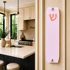 Genesis Small Mezuzah for Door – Handmade Premium Clear Acrylic Case – Model LSN-20056