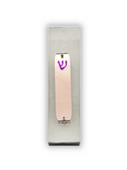 Genesis Small Mezuzah for Door – Handmade Premium Clear Acrylic Case – Model LSN-20062