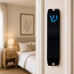 Genesis Small Mezuzah for Door – Handmade Premium Clear Acrylic Case – Model LSN-20067