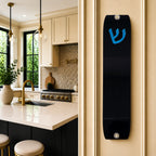 Genesis Small Mezuzah for Door – Handmade Premium Clear Acrylic Case – Model LSN-20067