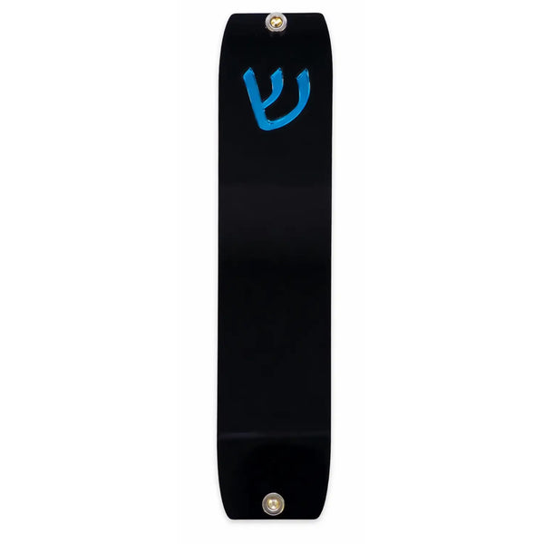 Genesis Small Mezuzah for Door – Handmade Premium Clear Acrylic Case – Model LSN-20067