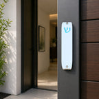 Genesis Small Mezuzah for Door – Handmade Premium Clear Acrylic Case – Model LSN-20068