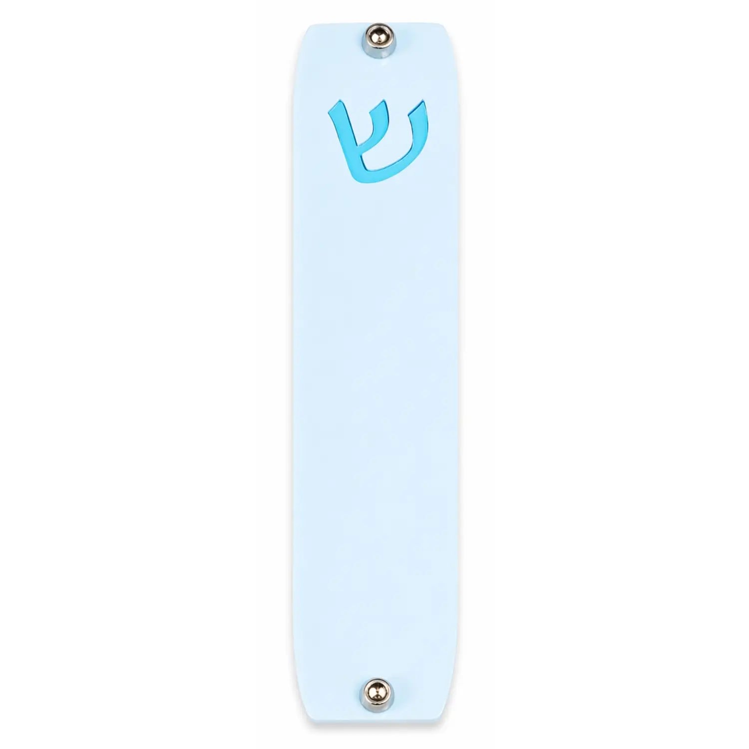 Genesis Small Mezuzah for Door – Handmade Premium Clear Acrylic Case – Model LSN-20068