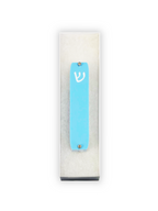 Genesis Small Mezuzah for Door – Handmade Premium Clear Acrylic Case – Model LSN-20069
