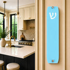 Genesis Small Mezuzah for Door – Handmade Premium Clear Acrylic Case – Model LSN-20069