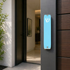 Genesis Small Mezuzah for Door – Handmade Premium Clear Acrylic Case – Model LSN-20069