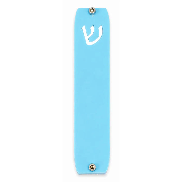Genesis Small Mezuzah for Door – Handmade Premium Clear Acrylic Case – Model LSN-20069