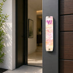 Genesis Small Mezuzah for Door – Handmade Premium Clear Acrylic Case – Model LSN-20070