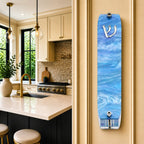 Genesis Small Mezuzah for Door – Handmade Premium Clear Acrylic Case – Model LSN-20071