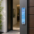 Genesis Small Mezuzah for Door – Handmade Premium Clear Acrylic Case – Model LSN-20071