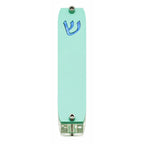 Genesis Small Mezuzah for Door – Handmade Premium Clear Acrylic Case – Model LSN-20072