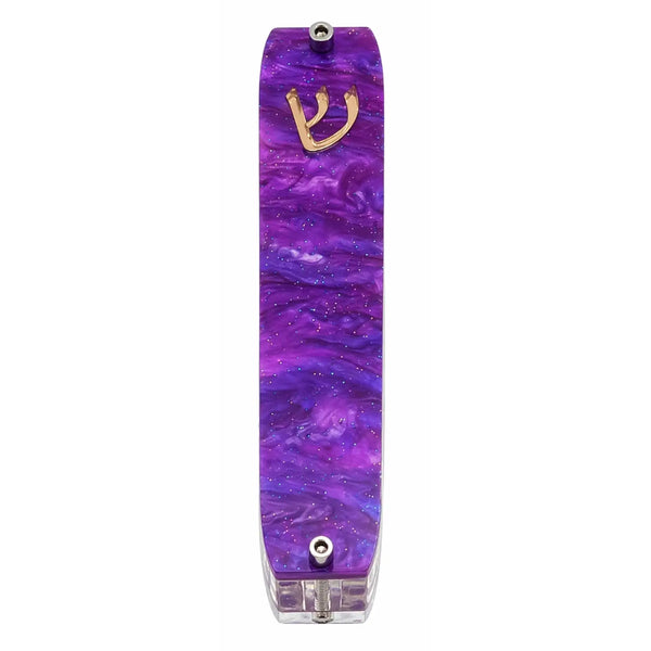 Genesis Small Mezuzah for Door – Handmade Premium Clear Acrylic Case – Model LSN-20073