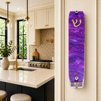 Genesis Small Mezuzah for Door – Handmade Premium Clear Acrylic Case – Model LSN-20073