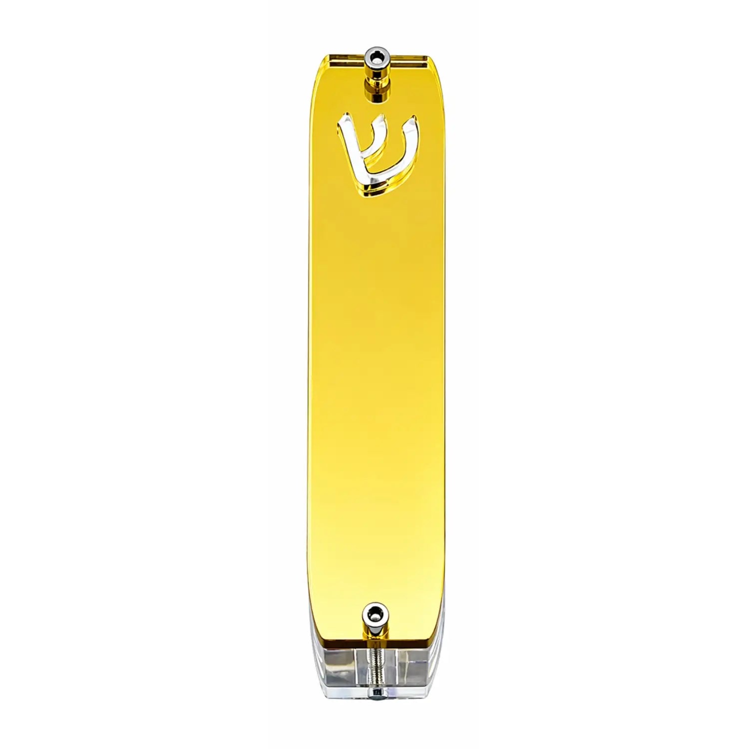 Genesis Small Mezuzah for Door – Handmade Premium Clear Acrylic Case – Model LSN-20074