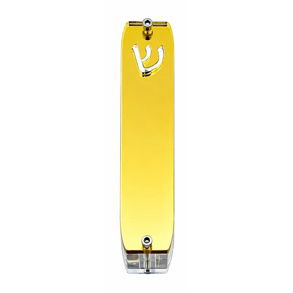 Genesis Small Mezuzah for Door – Handmade Premium Clear Acrylic Case – Model LSN-20074