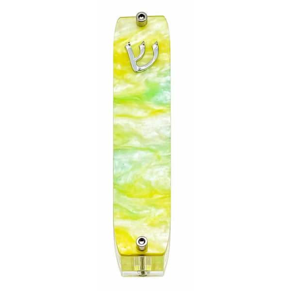 Genesis Small Mezuzah for Door – Handmade Premium Clear Acrylic Case – Model LSN-20075