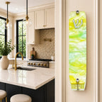 Genesis Small Mezuzah for Door – Handmade Premium Clear Acrylic Case – Model LSN-20075