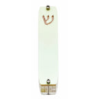 Genesis Small Mezuzah for Door – Handmade Premium Clear Acrylic Case – Model LSN-20076