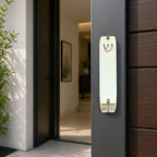 Genesis Small Mezuzah for Door – Handmade Premium Clear Acrylic Case – Model LSN-20076