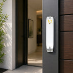 Genesis Small Mezuzah for Door – Handmade Premium Clear Acrylic Case – Model LSN-20079