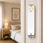 Genesis Small Mezuzah for Door – Handmade Premium Clear Acrylic Case – Model LSN-20079