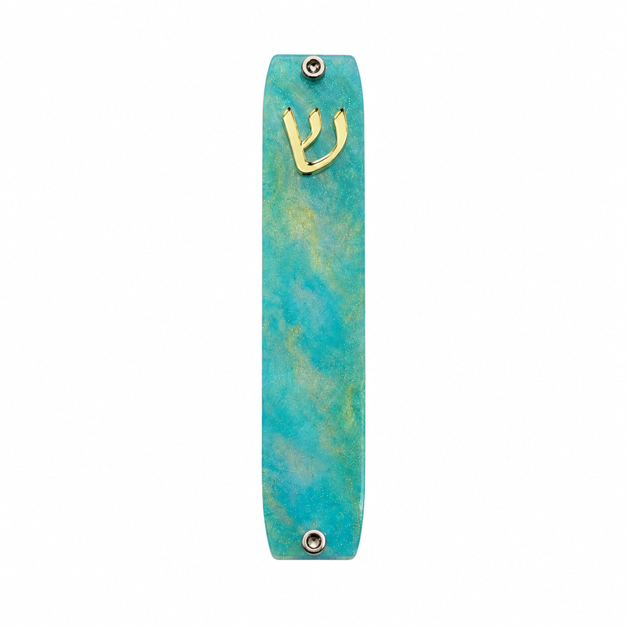 Genesis Small Mezuzah for Door – Handmade Premium Clear Acrylic Case – Model LSN-20080