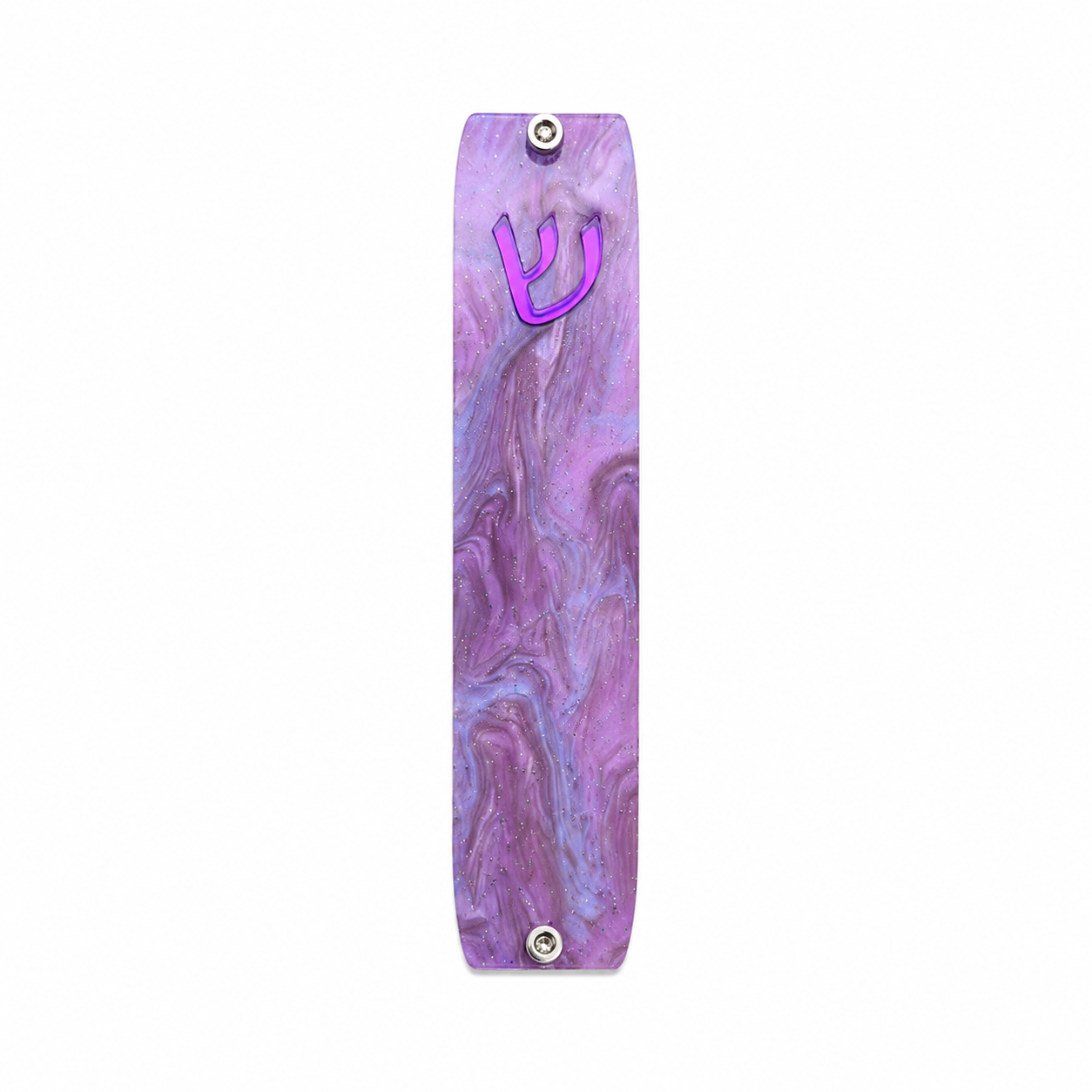 Genesis Small Mezuzah for Door – Handmade Premium Clear Acrylic Case – Model LSN-20082