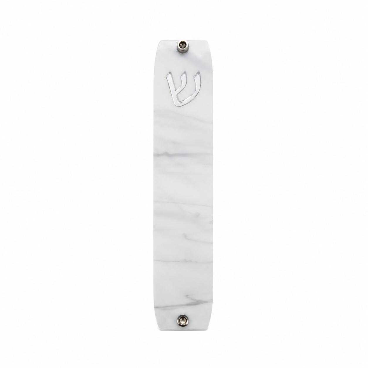 Genesis Small Mezuzah for Door – Handmade Premium Clear Acrylic Case – Model LSN-20084